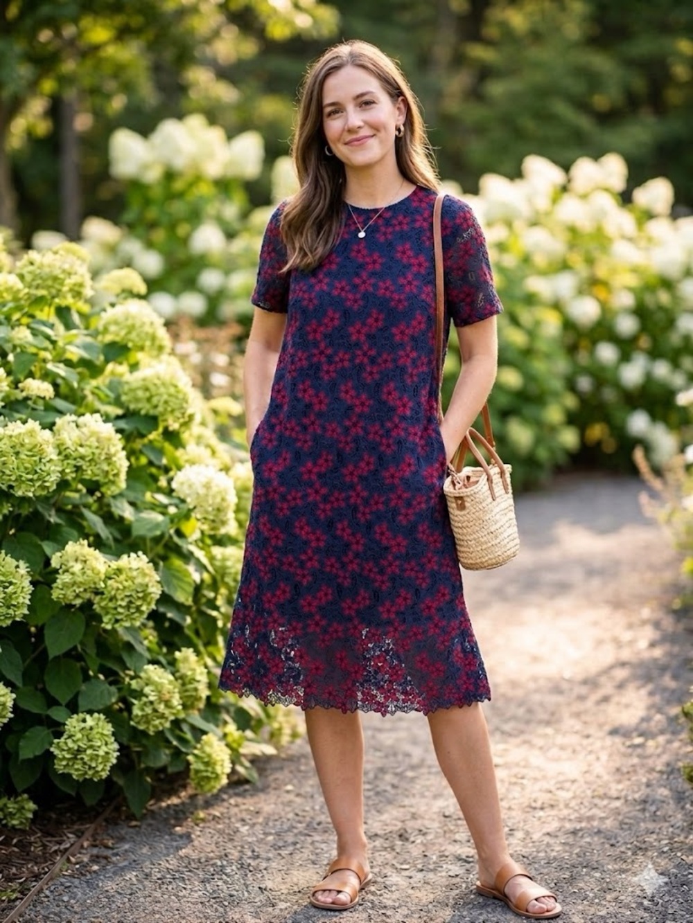 Pomander Place Pomander Place Midnight Floral Lace Seraphina Dress Size XXXL